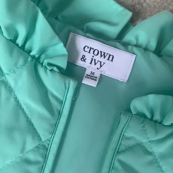 Girls Puff Vest - M - Crown & Ivy - Picture 2 of 2